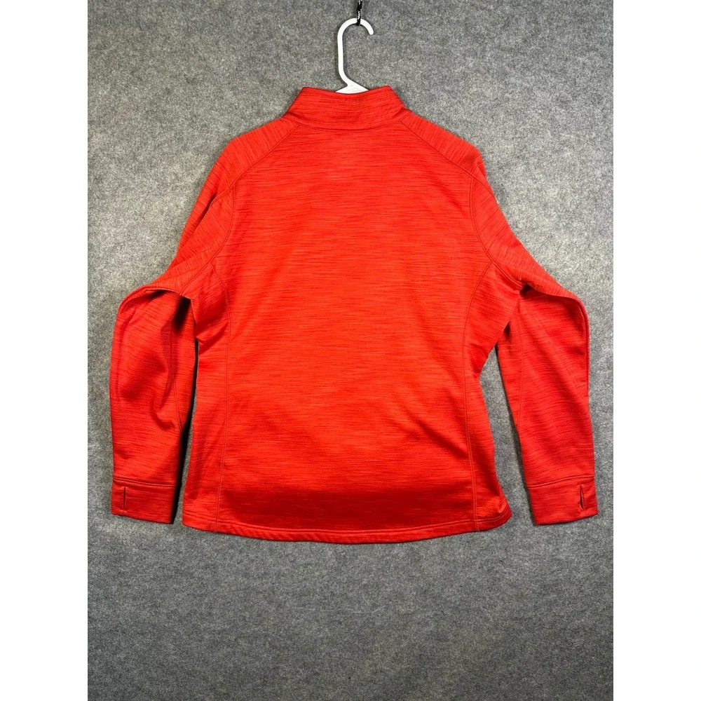 Majestic Therma Base MLB‎ Authentic Red Quarter Zip Pullover Fleece Mens XL W328